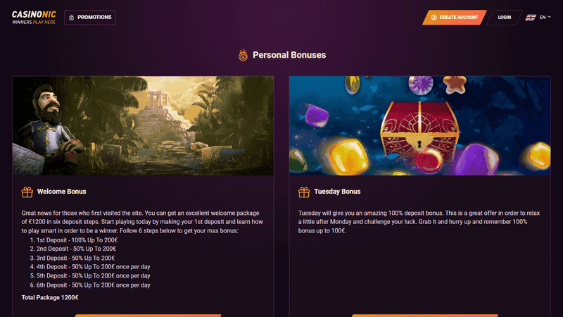 CASINONIC Gambling enterprise